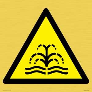 W516 Warning: fountain/water plume